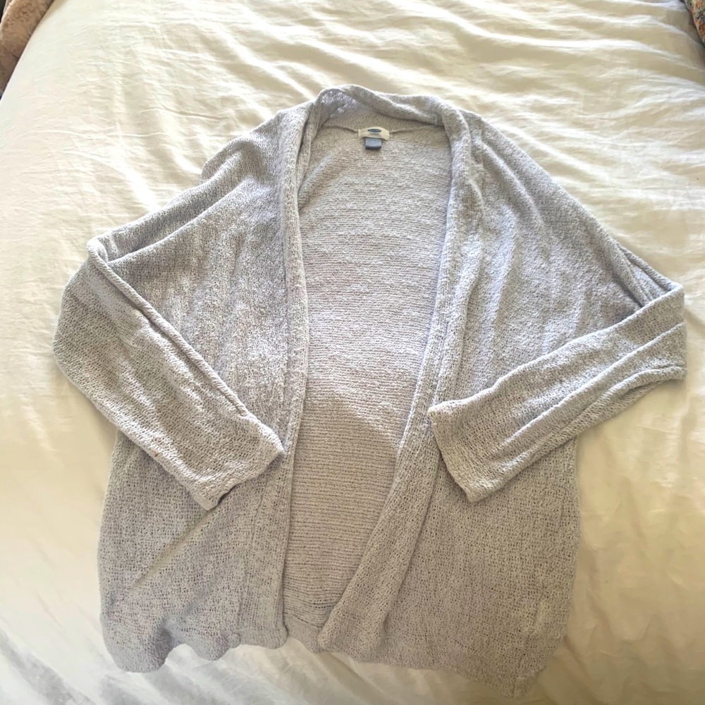 Grey oversized sweater